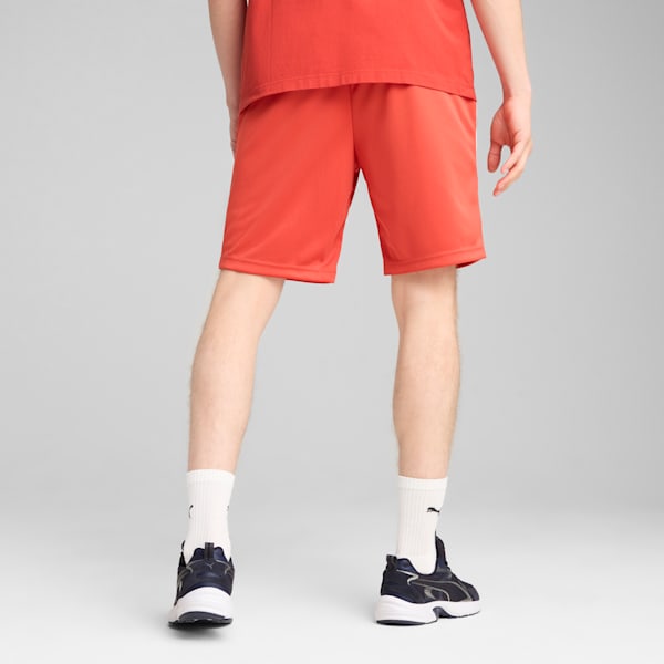 PUMA SPORT Men's 9" Poly Shorts, Red Fire, extralarge